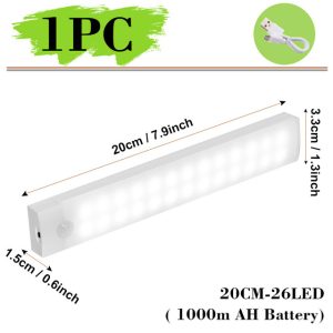 Wireless LED Motion Sensor Night Light | Closet, Kitchen, and Bedroom Lamp